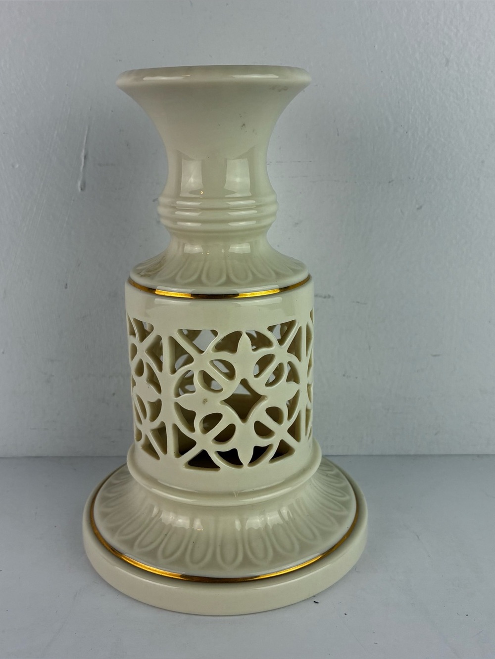 Lenox Versailes Gold Taper Candle Holder